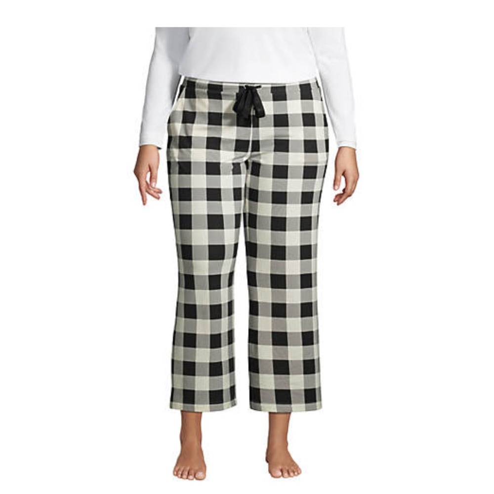 Land’s End wide leg crop pajama pants